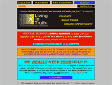 Tablet Screenshot of livingintruth.org